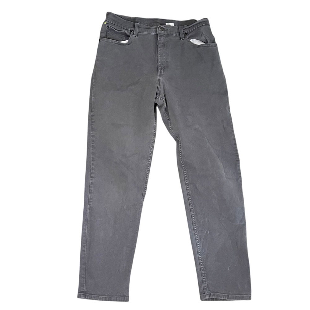 Vintage Y2K Levi’s 550 Jeans Relaxed Fit Tapered Leg Stretch Gray 12